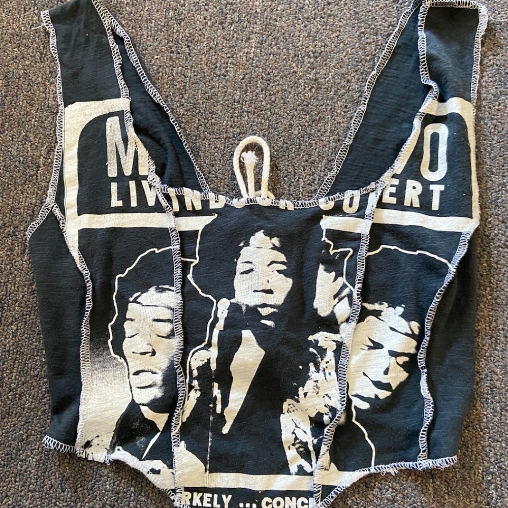 iamkoko.la jimi hendrix reworked corset